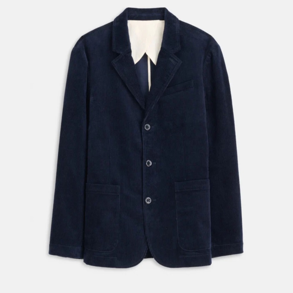 Alex Mill Navy Corduroy Blazer S